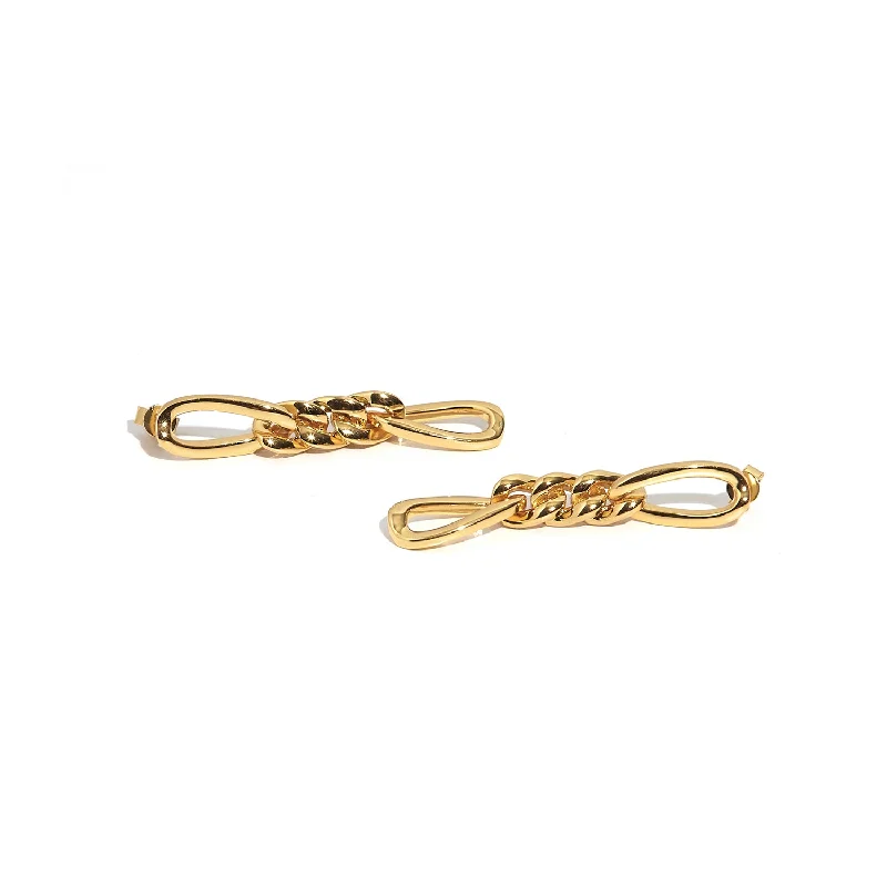 gothic claw ring men’s silver Figaro Earrings