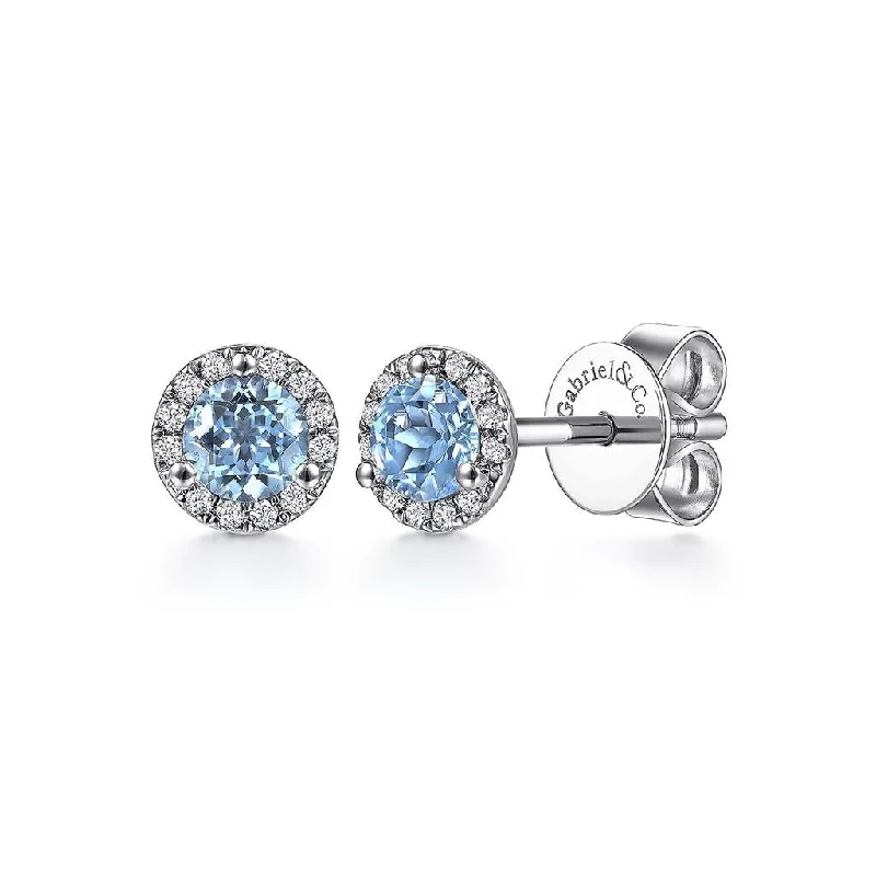 boho gemstone anklet Gabriel & Co. 14K White Gold Diamond Halo Swiss Blue Topaz Stud Earrings boho gemstone anklet Gabriel & Co. 14K White Gold Diamond Halo Swiss Blue Topaz Stud Earrings
