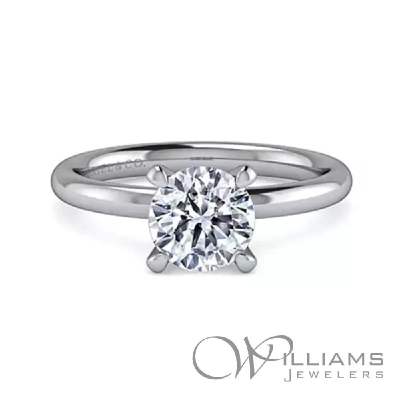 classic diamond solitaire necklace Gabriel & Co. Classic 14 Karat Diamond Engagement Ring classic diamond solitaire necklace Gabriel & Co. Classic 14 Karat Diamond Engagement Ring
