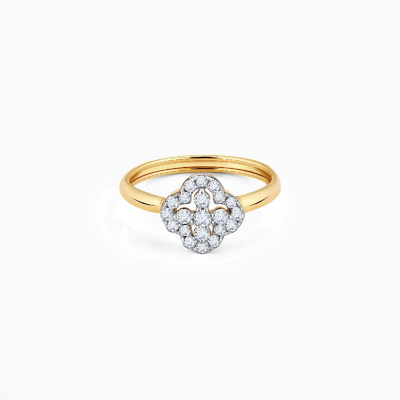 wide gold cuff bracelet Gold Fleurir Ring