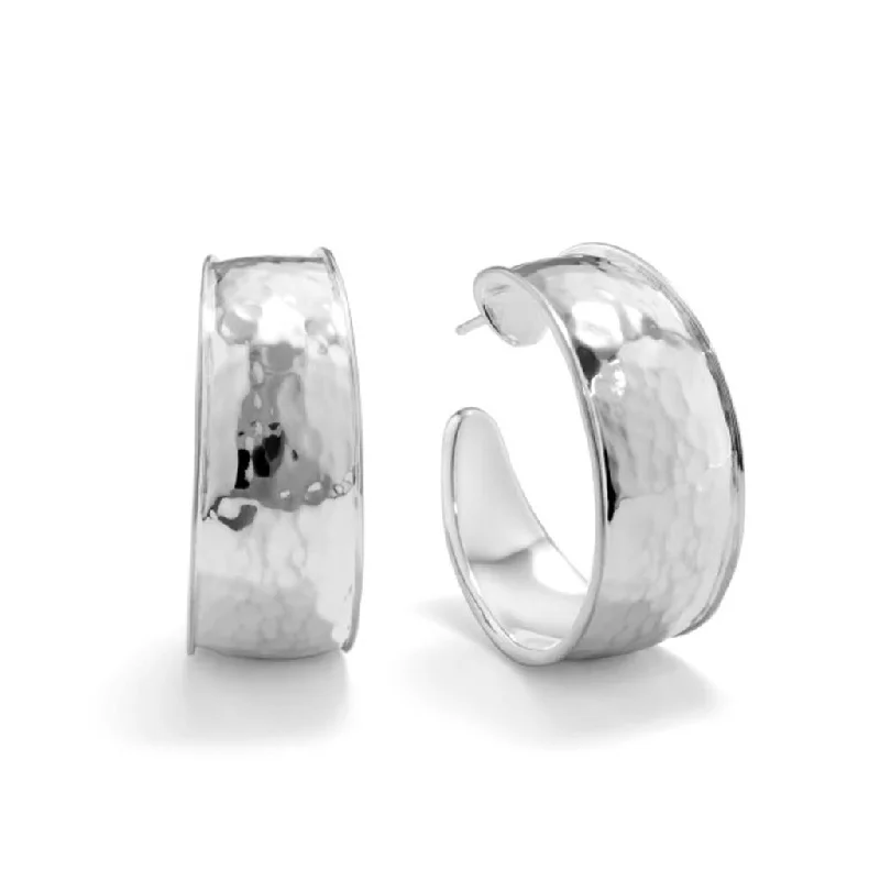 unique diamond tennis bracelet Ippolita Sterling Silver Classico Goddess Hoop Earrings