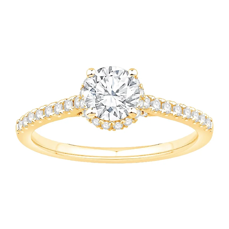 real jade bangle bracelet 14K Yellow Gold Diamond Engagement Ring (1.13ctw)