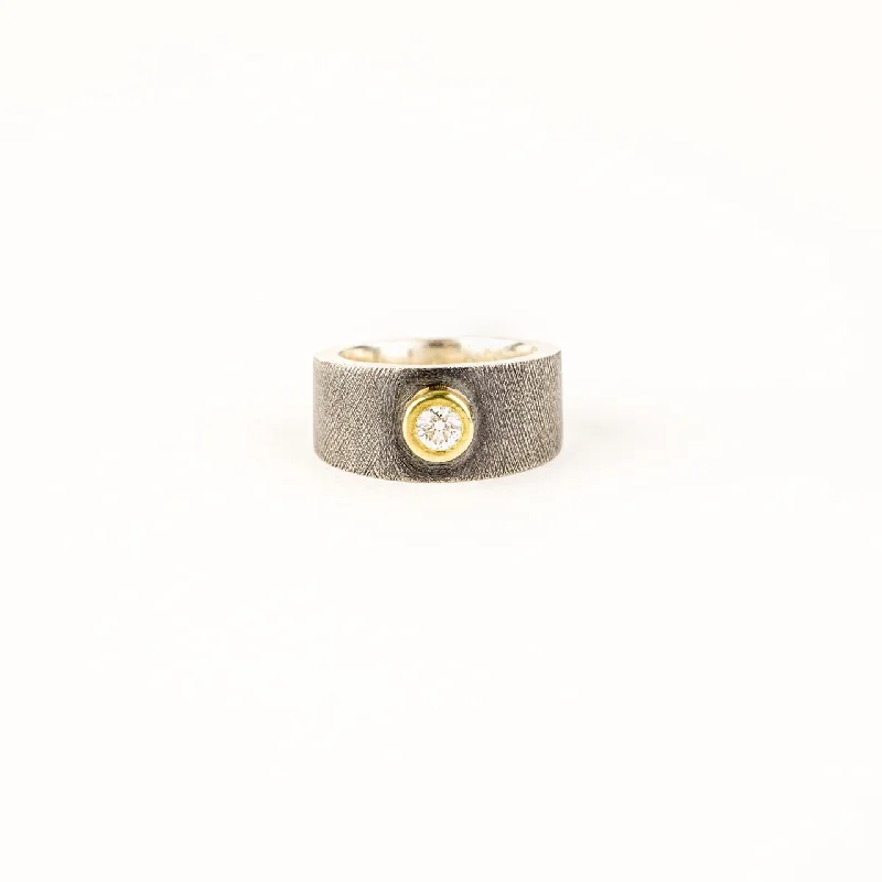 custom nameplate bracelet silver Junia Diamond Ring