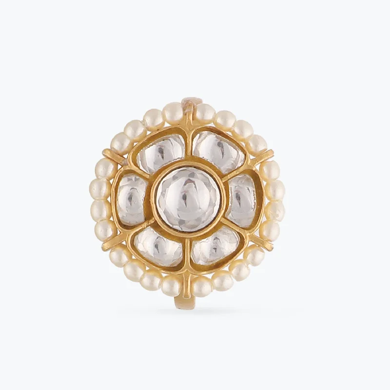 minimalist black diamond studs Kvan Silver Gold Plated Silver Ring