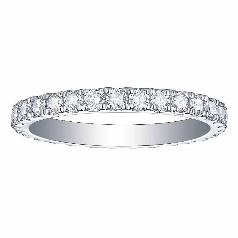 Smiling Rocks Lab Grown Diamond Eternity Band (1 ctw) - SRR-00020WHT