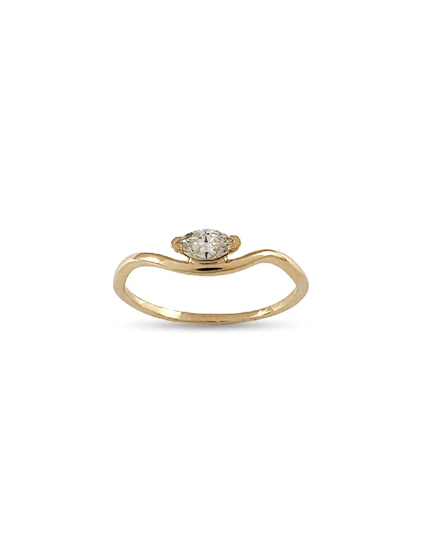 sterling silver charm anklet Solitaire Marqui Nalu, 14K Yellow Gold + Diamond Ring sterling silver charm anklet Solitaire Marqui Nalu, 14K Yellow Gold + Diamond Ring