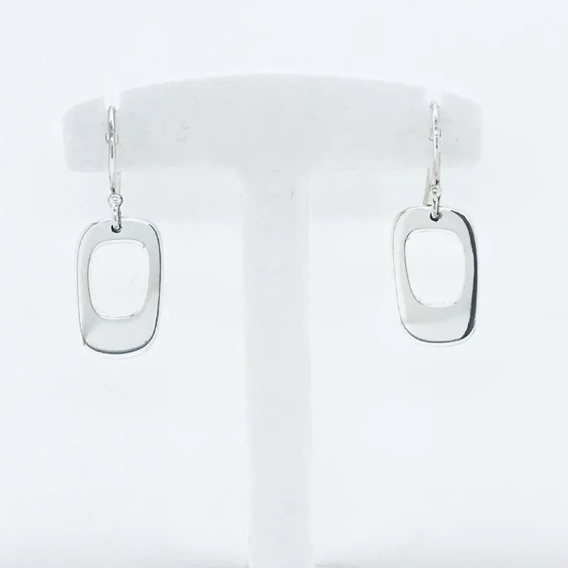 handcrafted braided silver bracelet MCM Geo Shape Earring #2