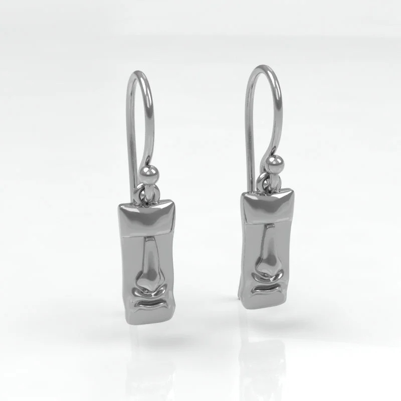 vintage rose-cut diamond ring Mini Moai Earrings