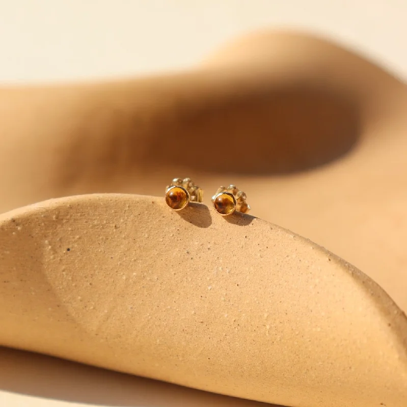 vintage cameo brooch jewelry Petite Citrine Studs
