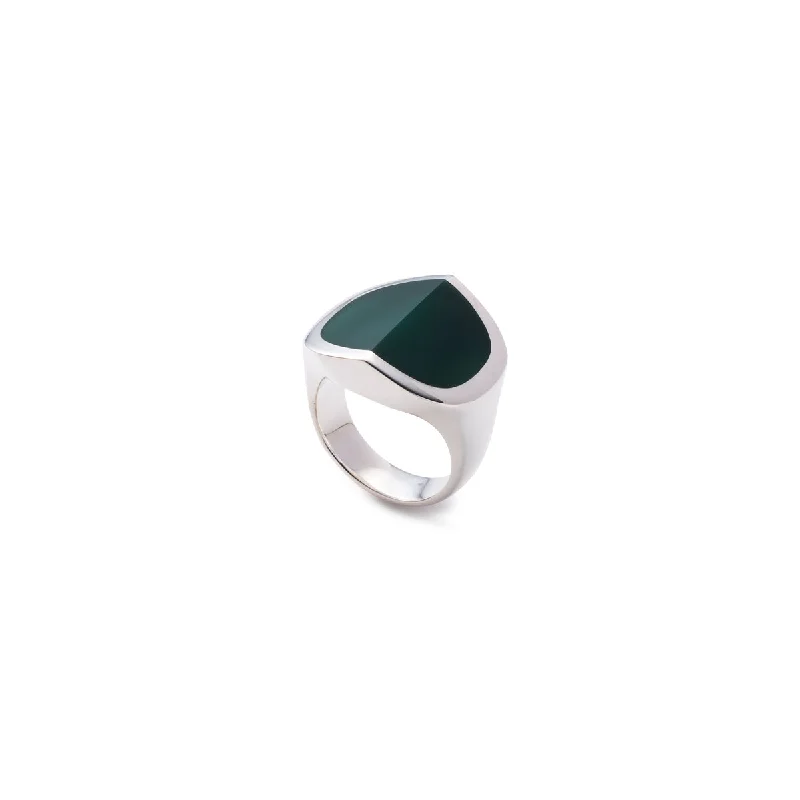moonstone engagement ring boho 【Made-To-Order】 "EQUINOX"-Pyramid Green Agate Ring Large size moonstone engagement ring boho 【Made-To-Order】 "EQUINOX"-Pyramid Green Agate Ring Large size