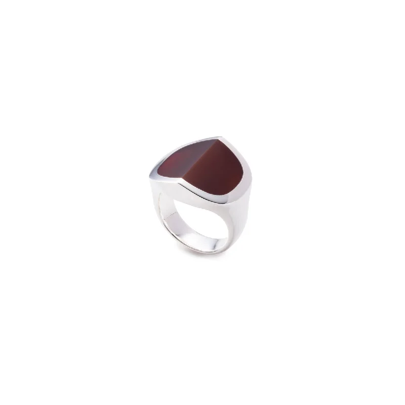 personalized couple’s bracelet engraved 【Made-To-Order】 "EQUINOX"-Pyramid Carnelian Ring Large size personalized couple’s bracelet engraved 【Made-To-Order】 "EQUINOX"-Pyramid Carnelian Ring Large size