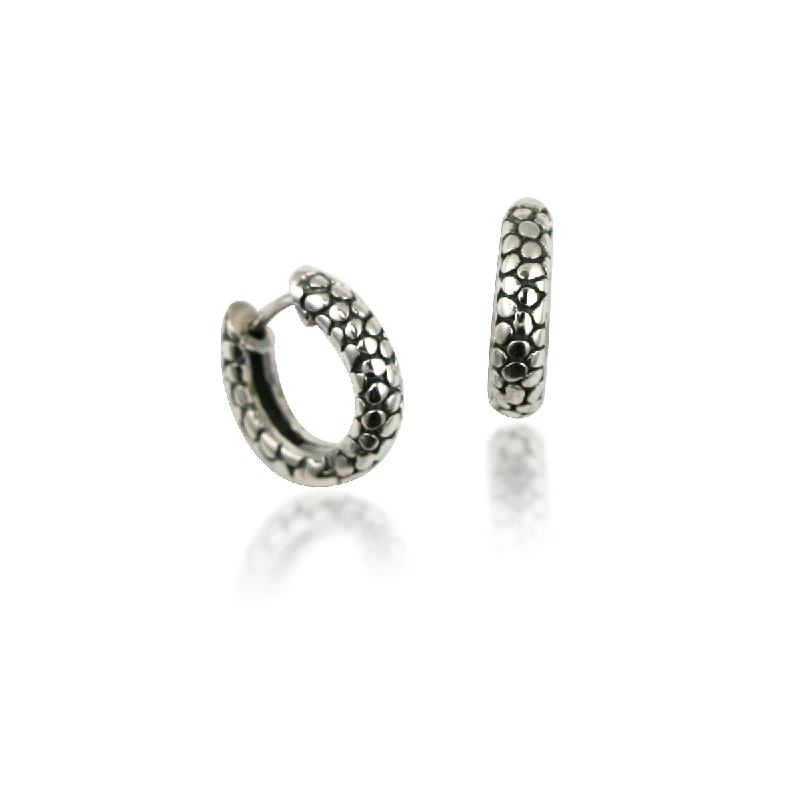 cubic zirconia stud earrings classic Raindrop Snap Hoop Earrings