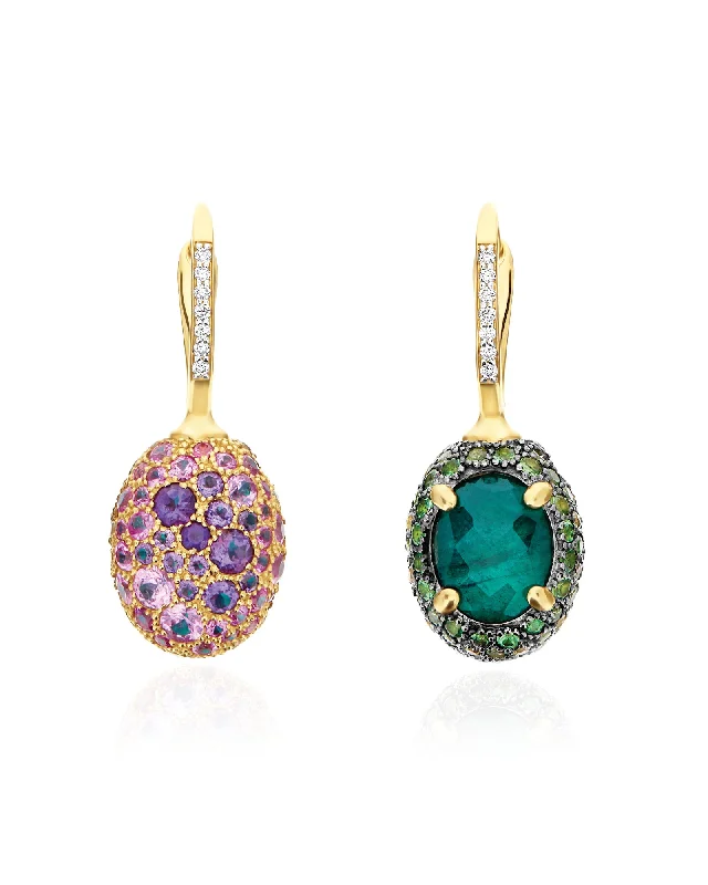 dainty pearl and diamond ring "Reverse" Ciliegine Gold, Sapphire, Tsavorite, Amethyst, Green Labradorite and Rock Crystal Double-face Ball Drop Earrings (MEDIUM) dainty pearl and diamond ring "Reverse" Ciliegine Gold, Sapphire, Tsavorite, Amethyst, Green Labradorite and Rock Crystal Double-face Ball Drop Earrings (MEDIUM)