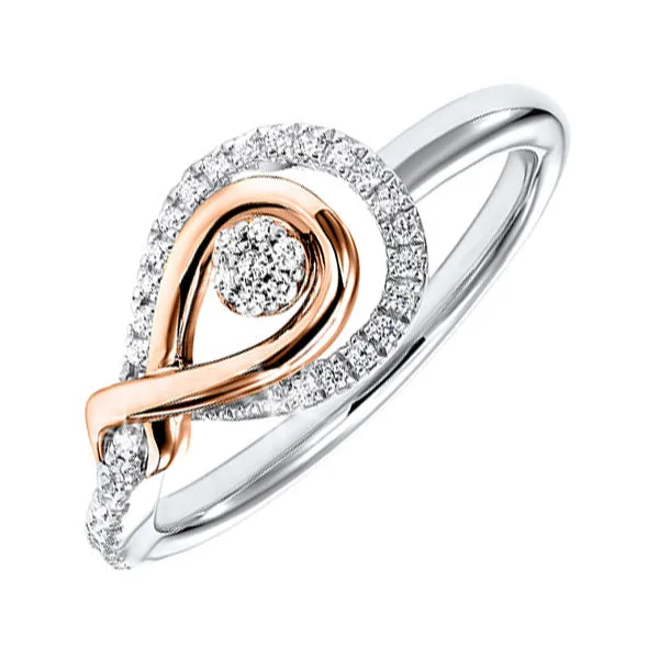 black stainless steel signet ring Sterling Silver Rose Gold Diamond Ring