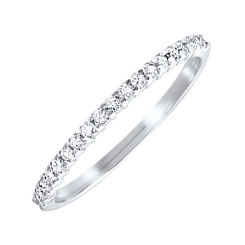 bold chunky cocktail ring 10K White Gold Diamond Stackable Ring