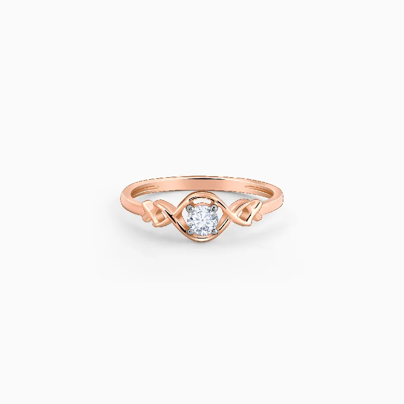 snake chain bracelet gold Rose Gold Jubilant Solitaire Diamond Ring