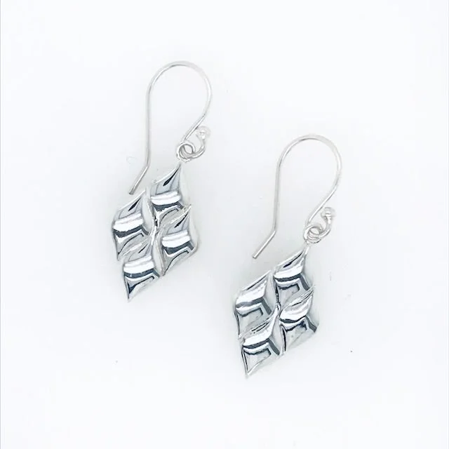 small diamond cross pendant Small Diamond Drop Earrings