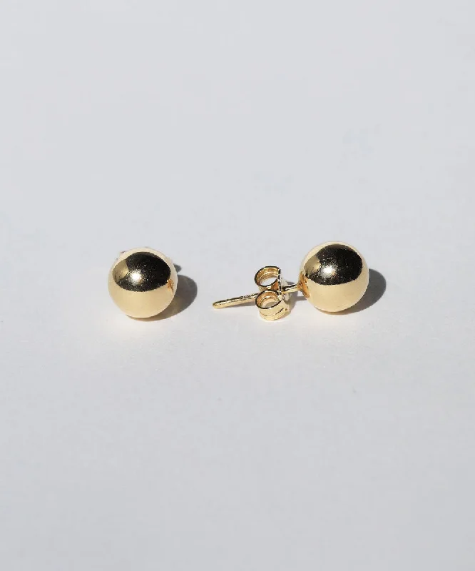 dainty gold anchor bracelet Ball Stud Earrings