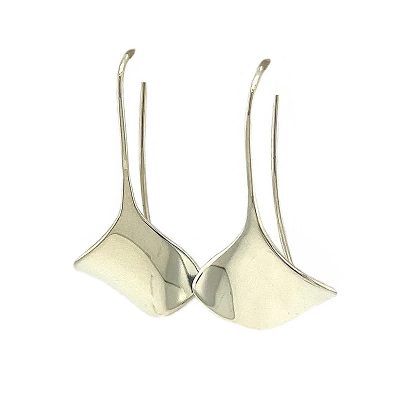 unique silver branch ring Sterling Silver Drop Earrings