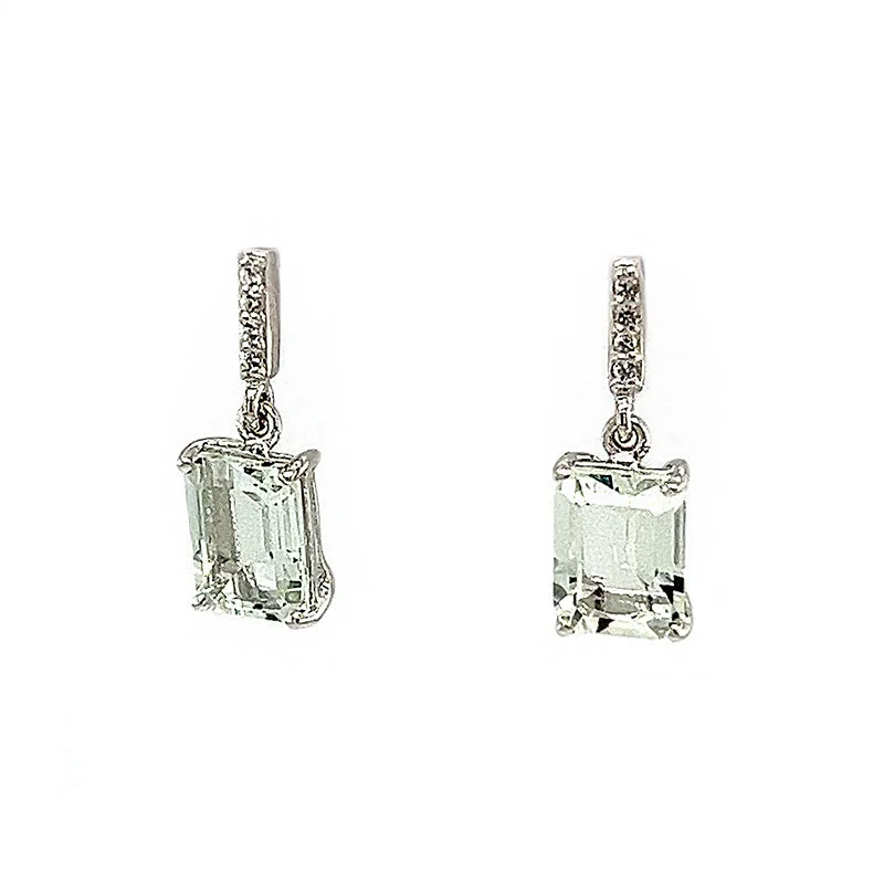 tiny star constellation bracelet Green Amethyst Earrings