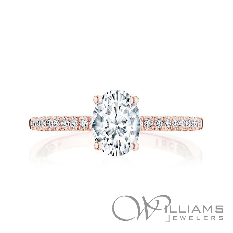 handmade wire-wrapped gemstone ring Tacori Coastal Crescent 18 Karat Diamond Engagement Ring handmade wire-wrapped gemstone ring Tacori Coastal Crescent 18 Karat Diamond Engagement Ring