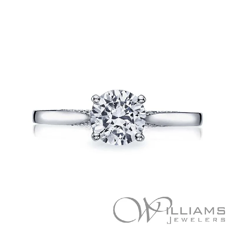 elegant drop earrings wedding Tacori Dantela 18 Karat Diamond Engagement Ring