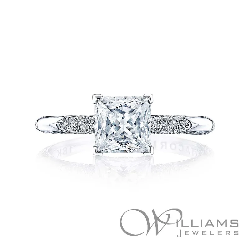 bold statement cuff bracelet Tacori Founders 18 Karat Diamond Engagement Ring