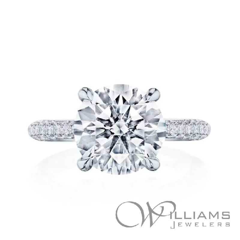 handcrafted silver cross pendant Tacori RoyalT Plat Diamond Engagement Ring
