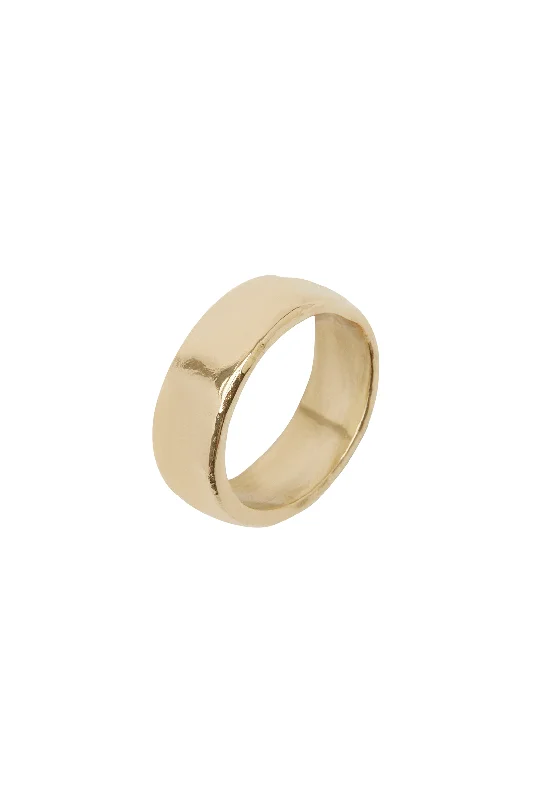 gothic claw ring men’s silver Thin Textured Band Solid Gold