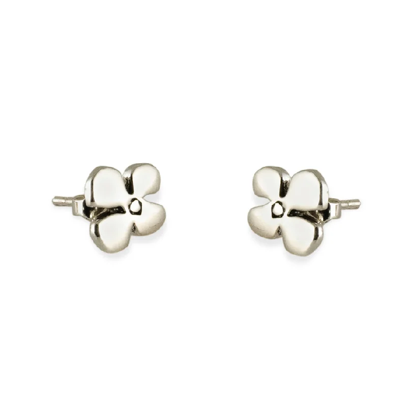 handmade braided anklet Oxidized Tiki Flower Stud Earrings