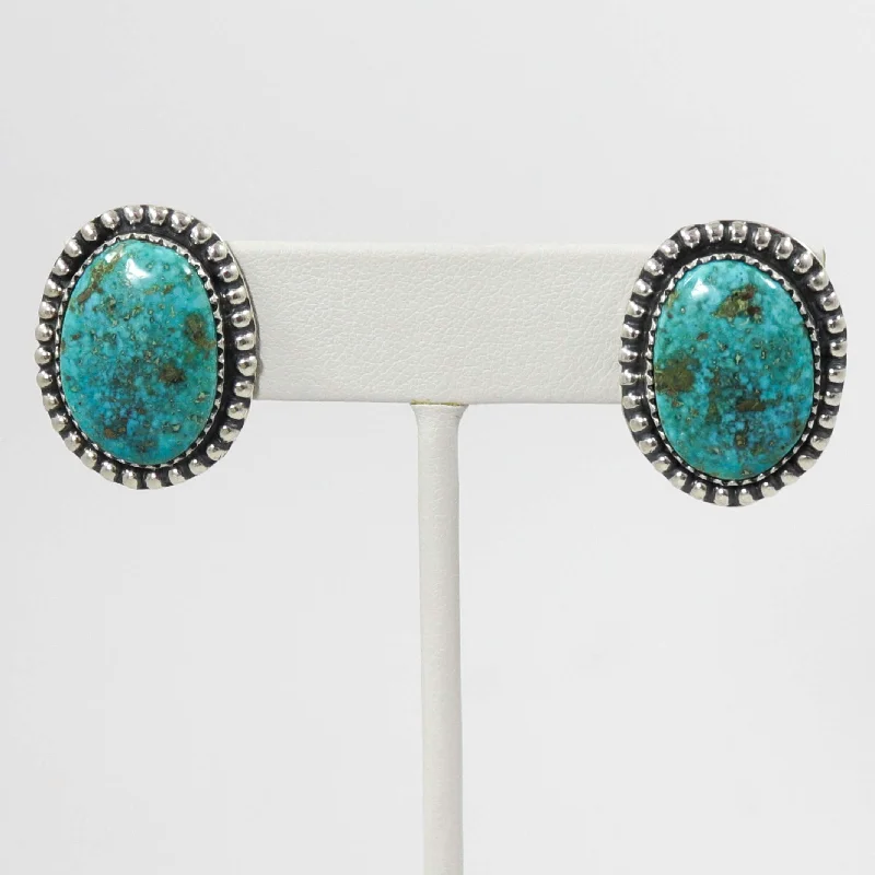 large vintage statement necklace Turquoise Earrings