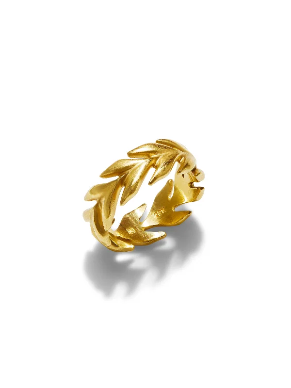 vintage platinum wedding band Wheat Band 22K Yellow Gold Ring