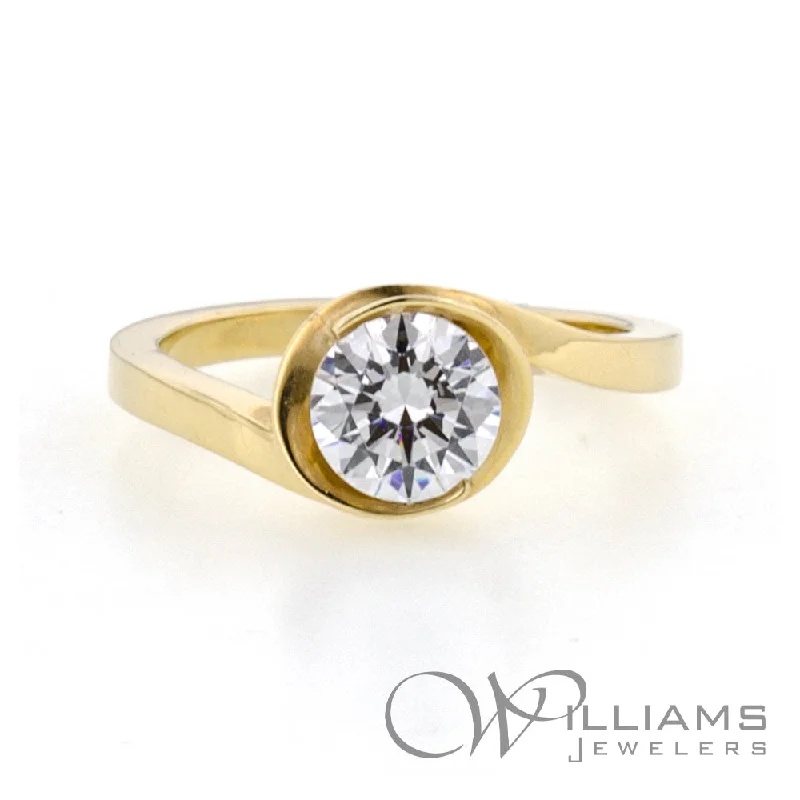 raw crystal cuff bracelet Williams Elevation 14 Karat Diamond Engagement Ring
