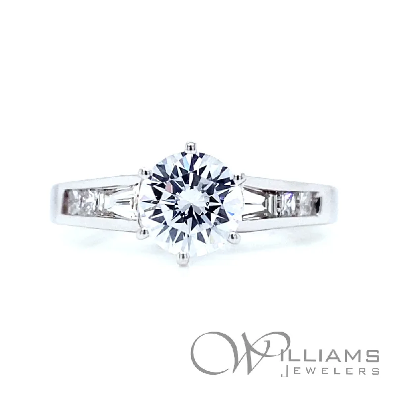 sterling silver braided ring Williams Signature 14 Karat Diamond Engagement Ring