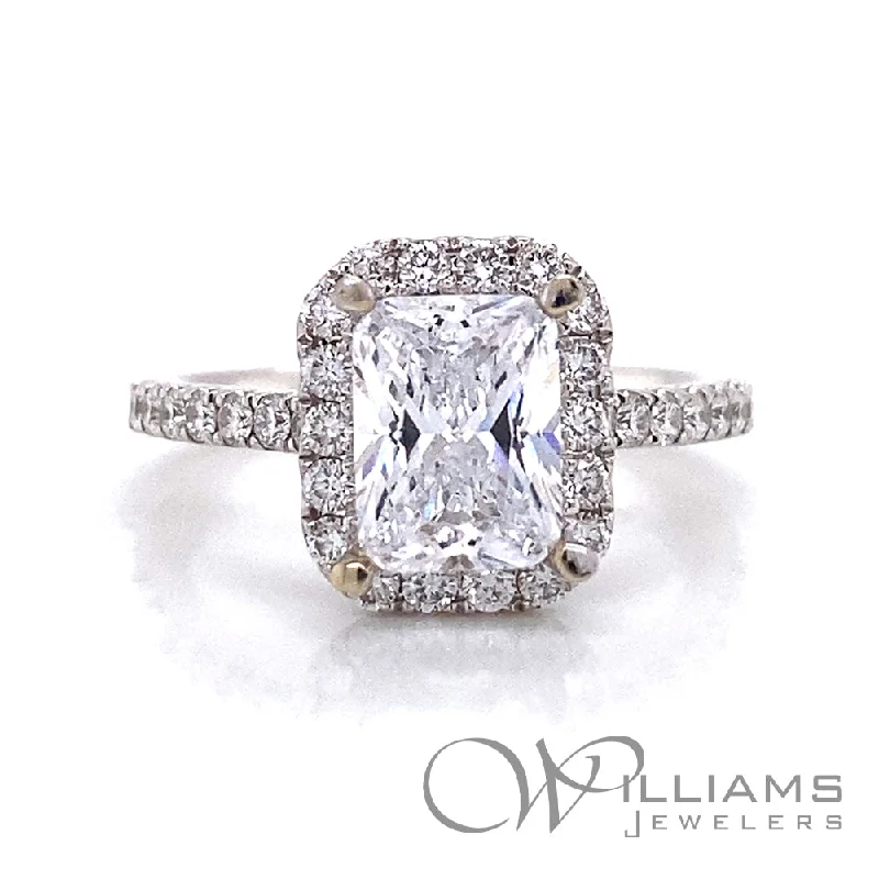 personalized hand-stamped bar ring Williams Signature 14 Karat Diamond Engagement Ring personalized hand-stamped bar ring Williams Signature 14 Karat Diamond Engagement Ring