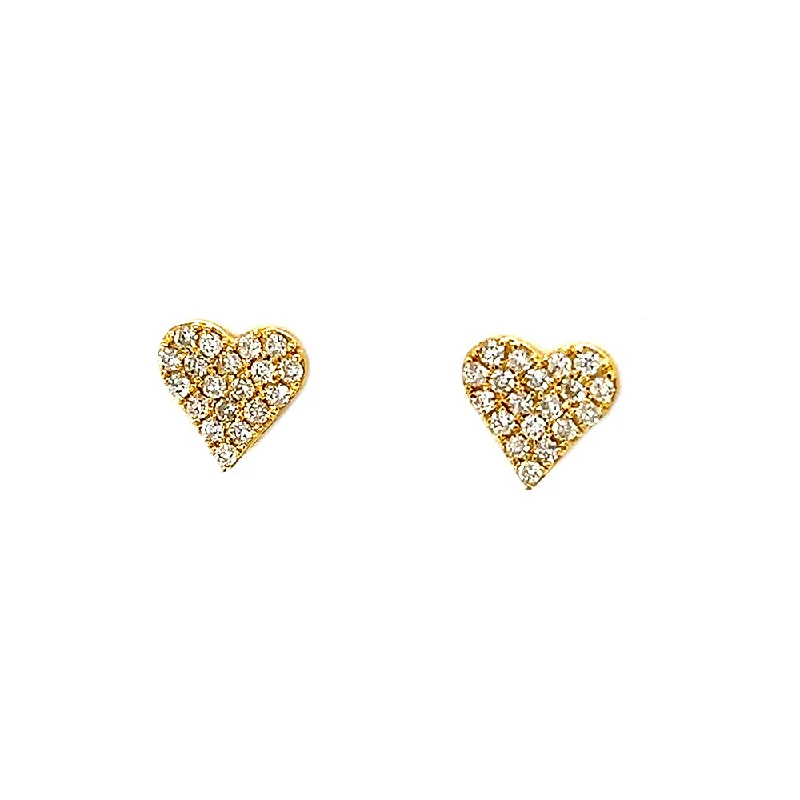 elegant marquise diamond ring Diamond Heart Earrings