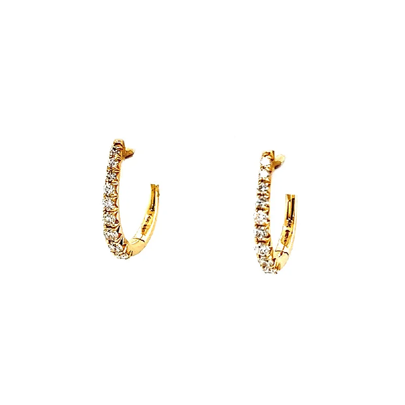 infinity heart necklace personalized Diamond Hoop Earrings