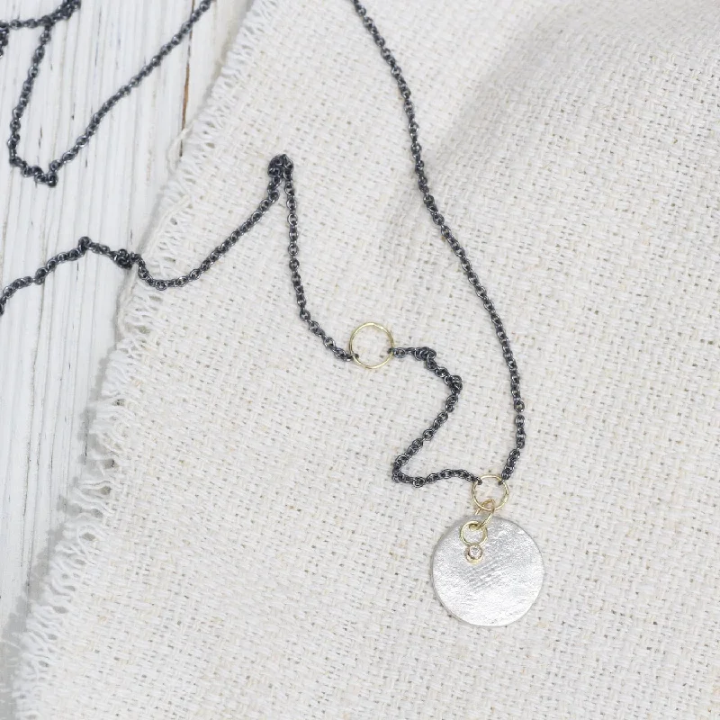 black opal engagement ring Astrid Necklace