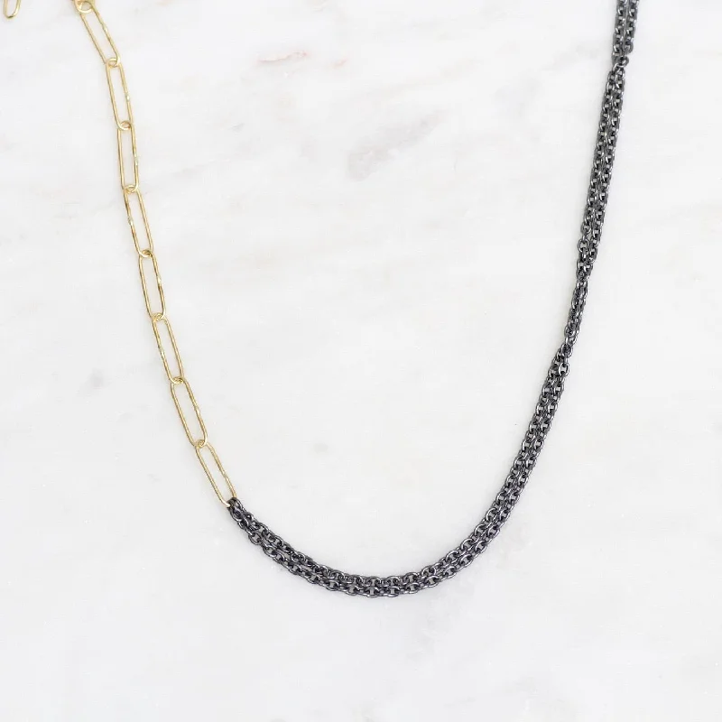 wide gold cuff bracelet Fifty Fifty Necklace