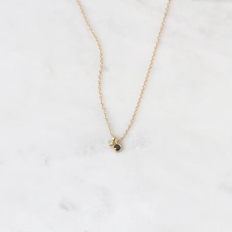 heart-shaped promise ring sterling silver Diamond Duo Necklace