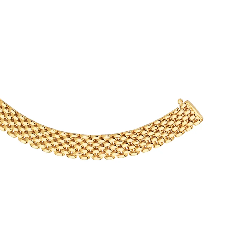 handmade leather pendant necklace 14K Gold 9mm Panther Necklace