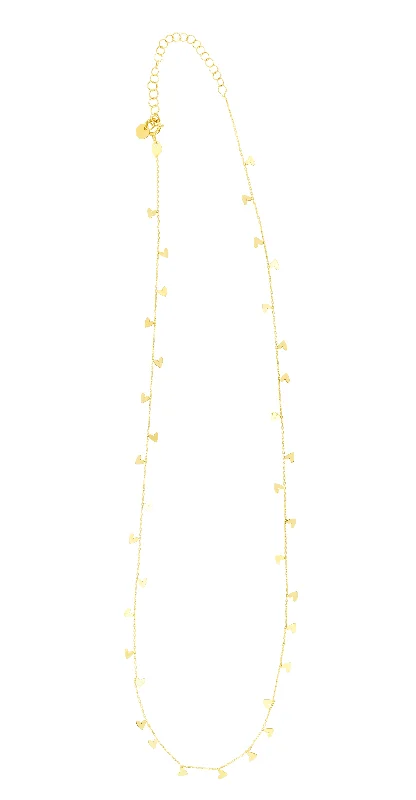 white opal engagement ring 14K Gold Dangling Hearts Necklace