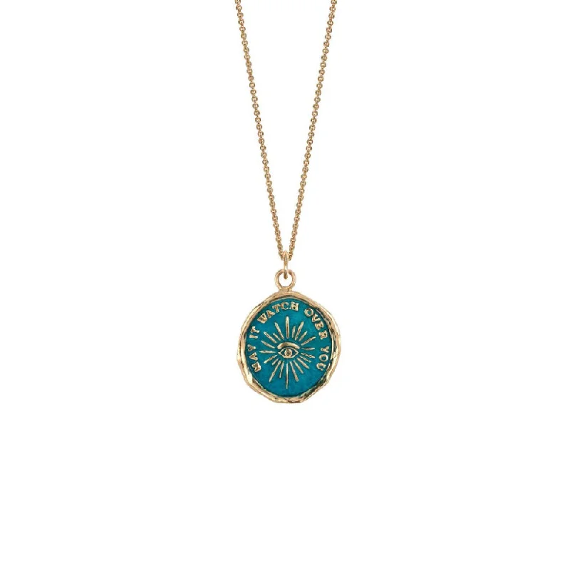 boho beaded statement necklace 14k Gold Higher Power Talisman - True Colors