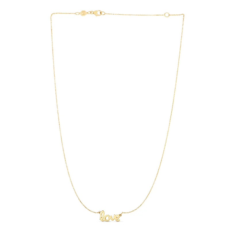 handmade resin flower earrings 14K Gold Love Necklace
