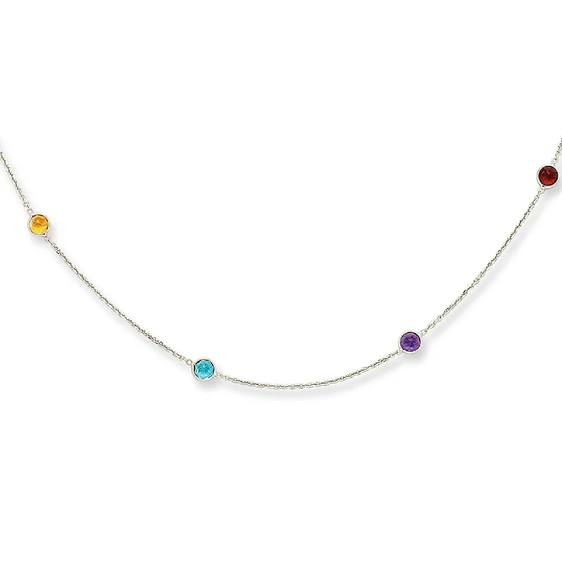 handmade coin pendant necklace 14K Gold Semi-Precious Necklace