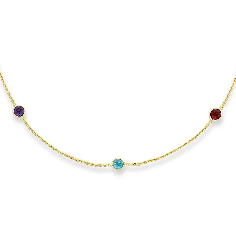 dainty pearl and diamond ring 14K Gold Semi-Precious Necklace