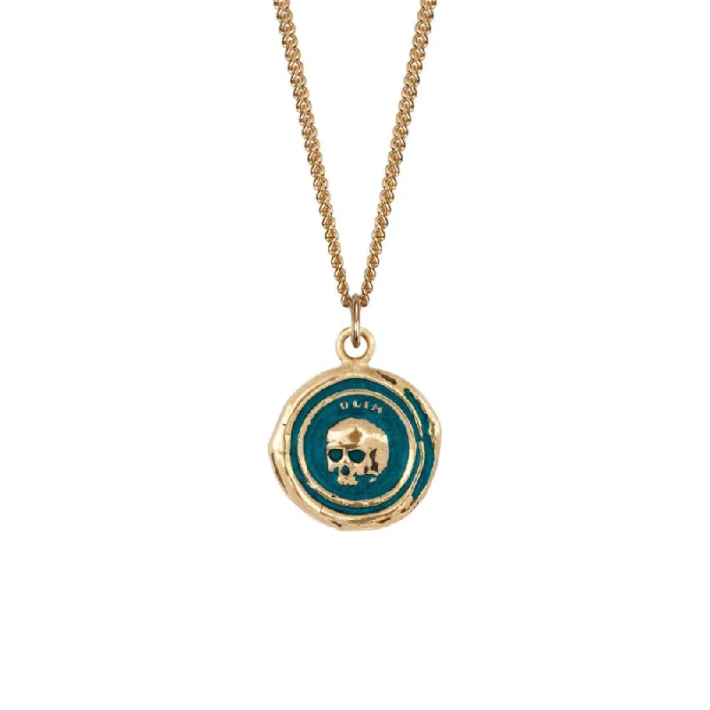 large vintage statement necklace 14k Gold What Once Was Signature Talisman - True Colors large vintage statement necklace 14k Gold What Once Was Signature Talisman - True Colors