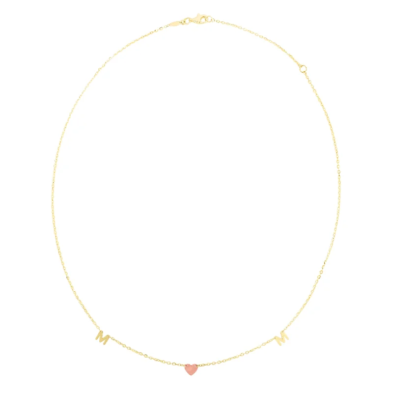 modern geometric earrings gold 14K MOM Necklace
