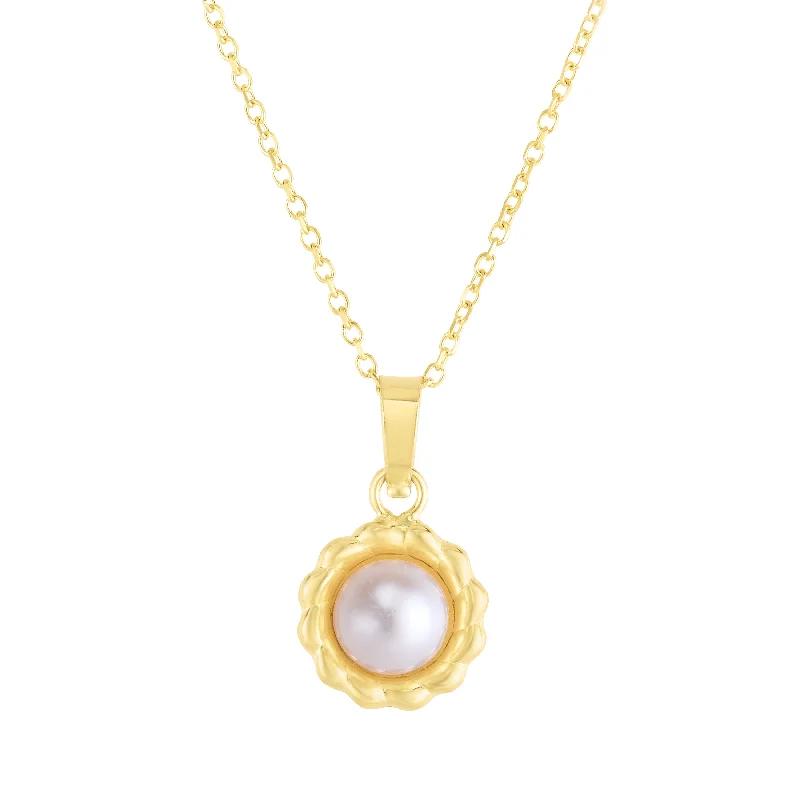 art deco diamond bracelet 14K Pearl Flower Necklace