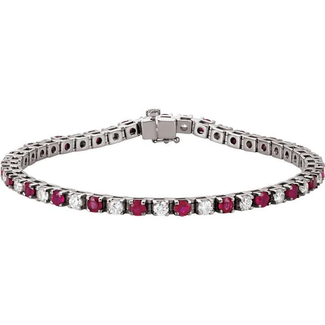 solid gold cartilage hoop 14KT GOLD 3.68 CTW RUBY & 2.30 CTW DIAMOND TENNIS BRACELET solid gold cartilage hoop 14KT GOLD 3.68 CTW RUBY & 2.30 CTW DIAMOND TENNIS BRACELET